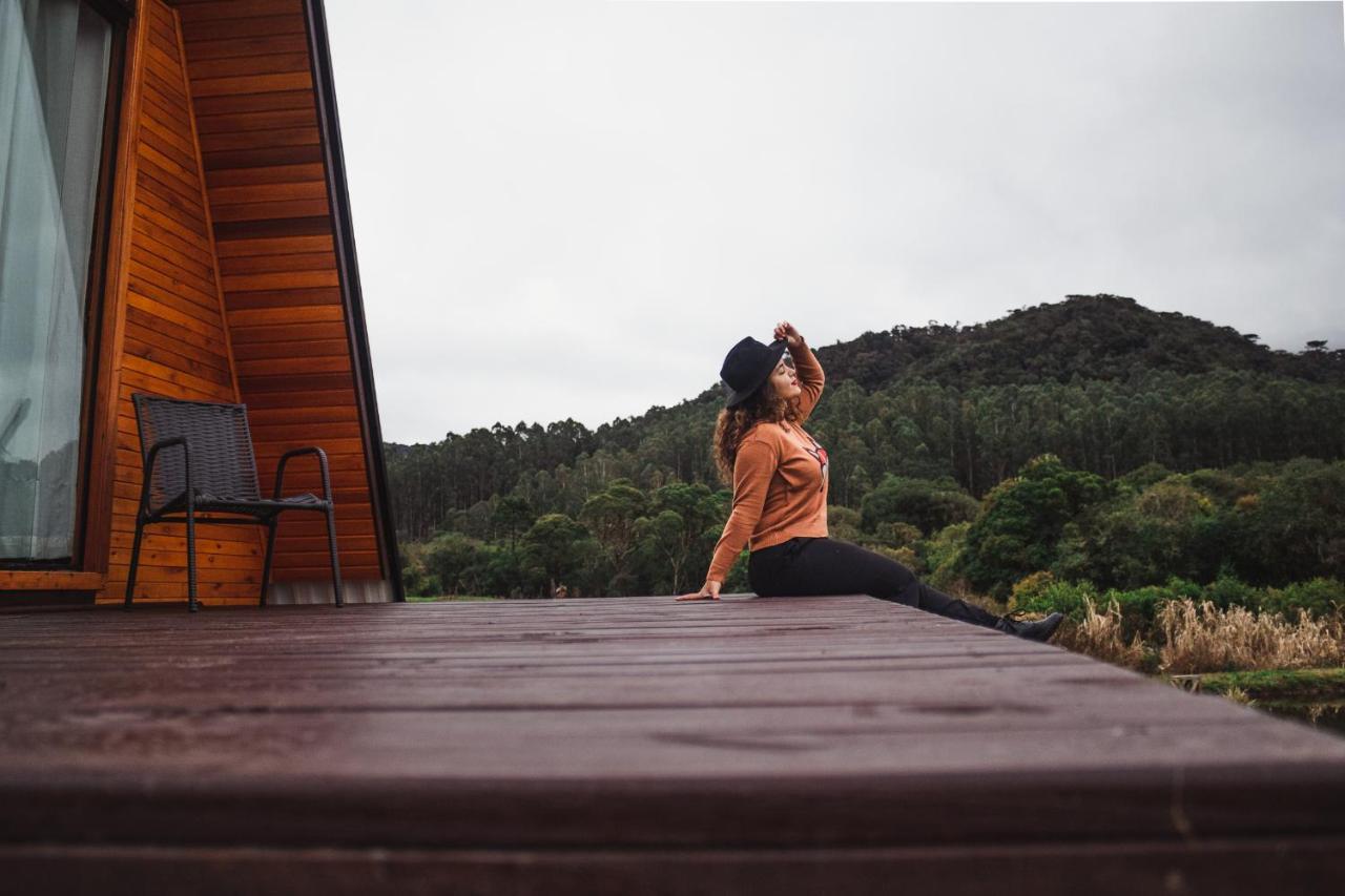 Chale Romantico Com Banheira De Hidromassagem E Lareira Бон-Ретиру Экстерьер фото